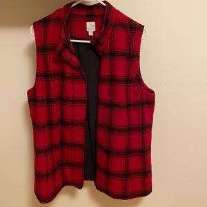 Buffalo Plaid Wool Vest